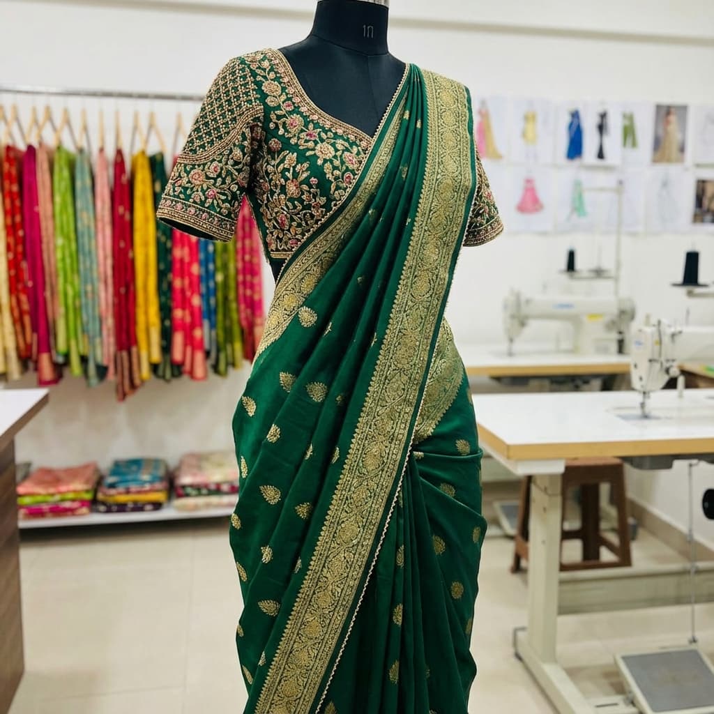 Tailoring practical work created by students near Rajakilbakkam and Santhosh Puram